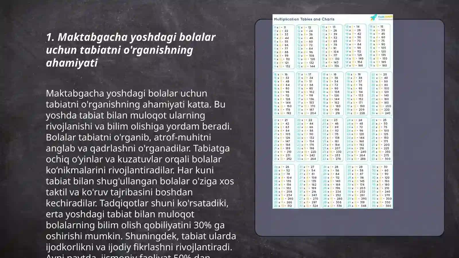 Maktabgacha yoshdagi bolalarni tabiat bilan tanishtirish yo'llari 3