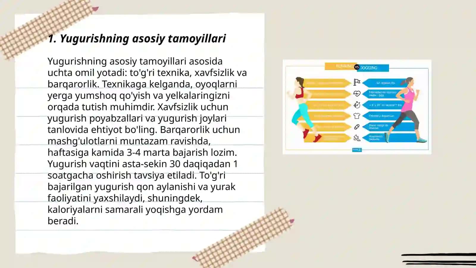 Oʻrta masofaga yugurish texnikasini oʻrgatish (800 metr) 3