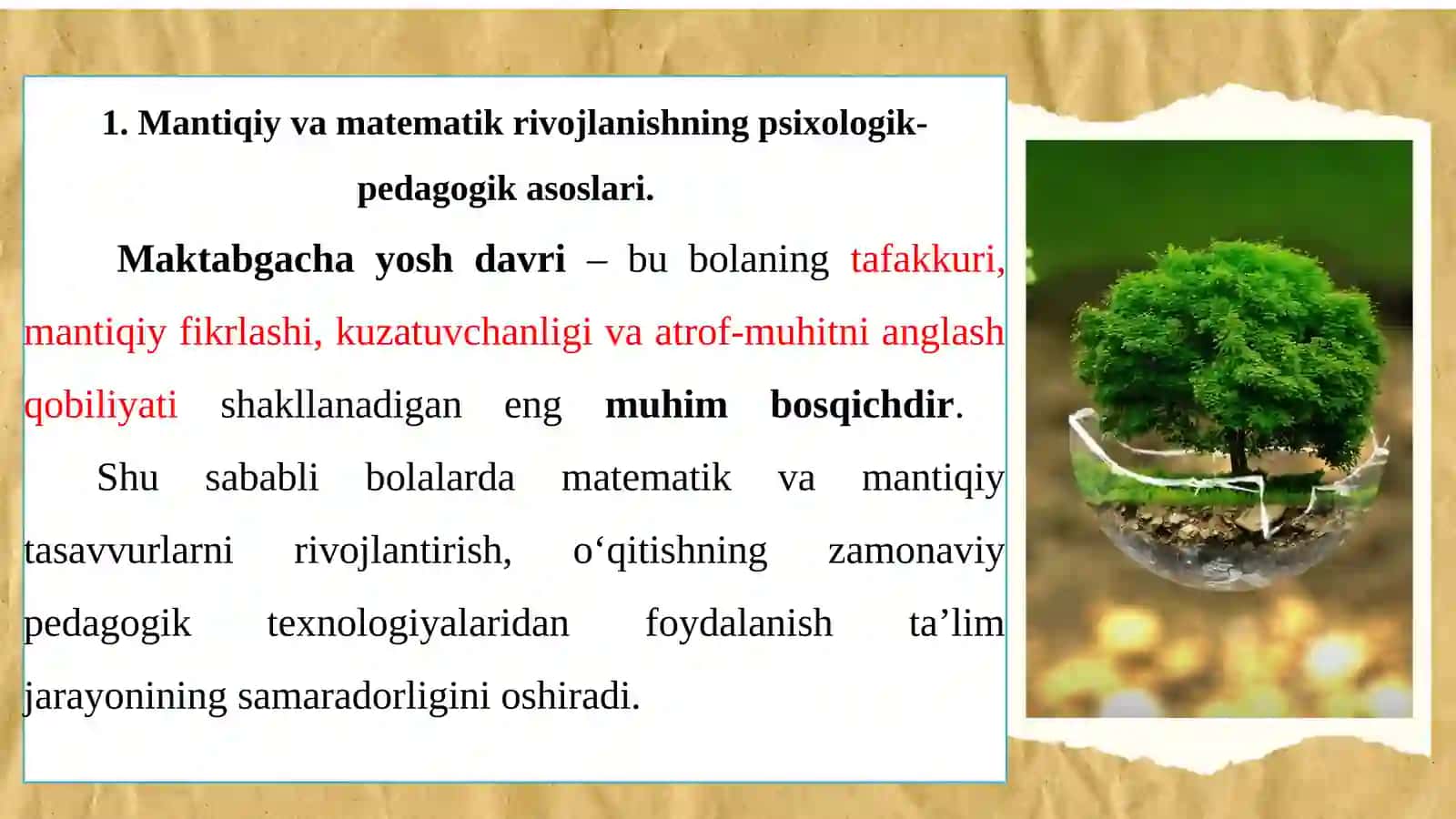 Maktabgacha yoshdagi bolalarni mantiqiy va matematik rivojlantirish va o‘qitishning zamonaviy texnologiyalari 3