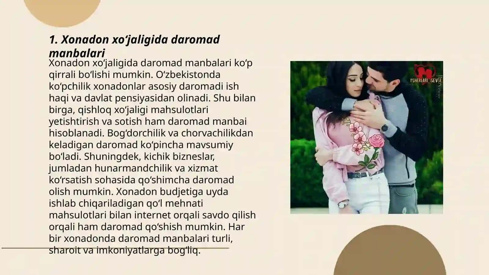 XONADON XO‘JALIGI DAROMADLARINING SHAKLLANISH MANBALARI VA O‘ZGARISH DINAMIKASI 3