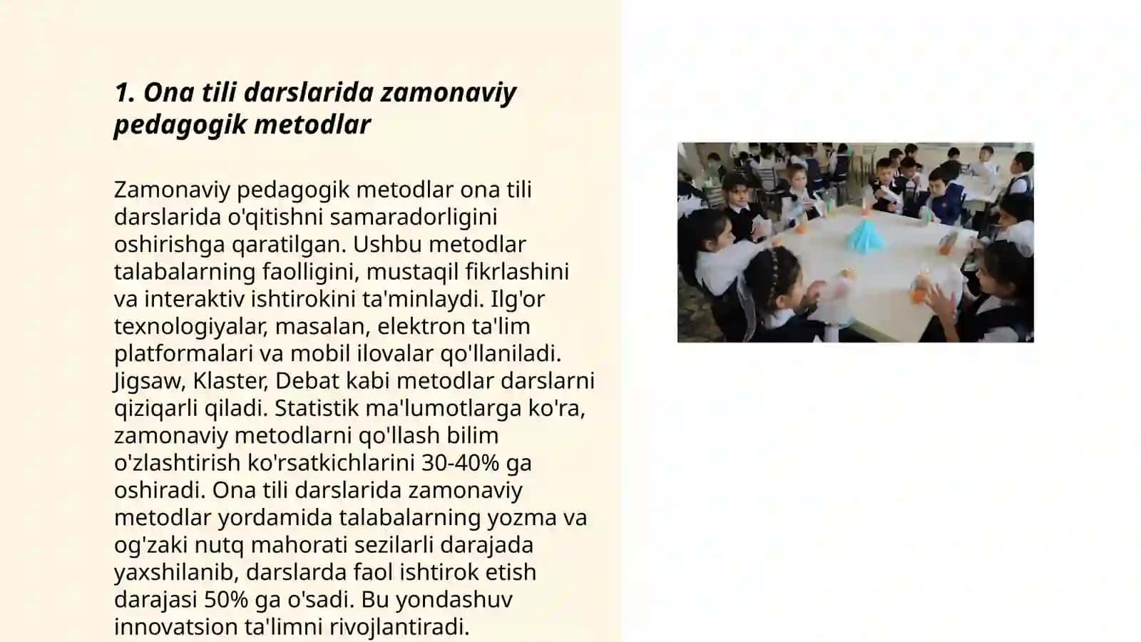 Ona tili darslarida metodlardan foydalanish 3