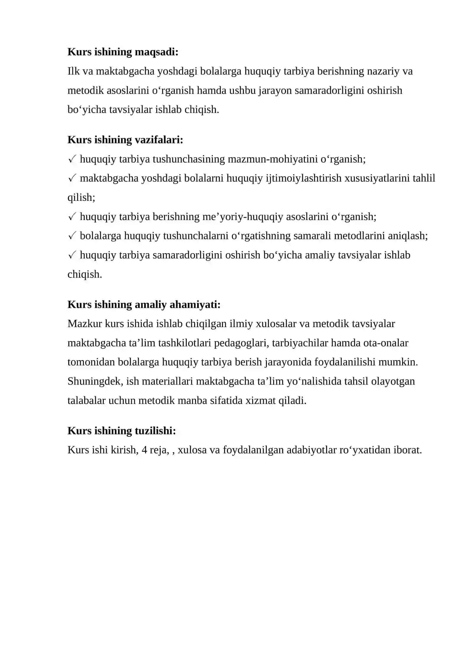 Ilk va maktabgacha yoshdagi bolalarga huquqiy tarbiya berishning mazmuni, shakl, metod va vositalari 3
