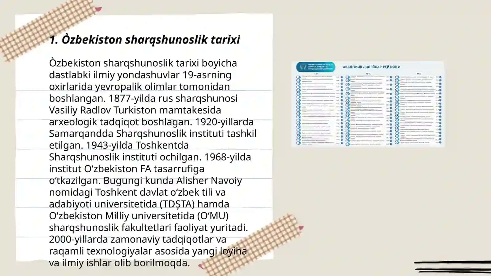 ÒZR FA Sharqshunoslik instituti sharq qòlyozmalari xazinasi 3