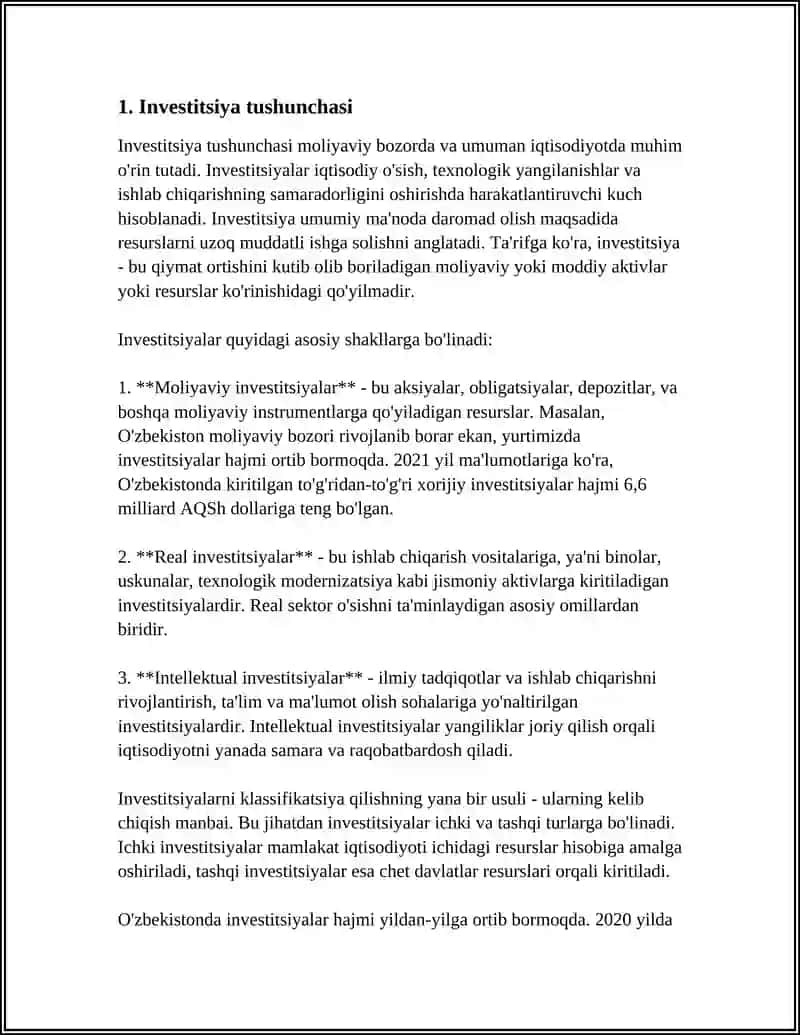 INVESTITSIYA FUNKSIYASI VA OMILLARI 3