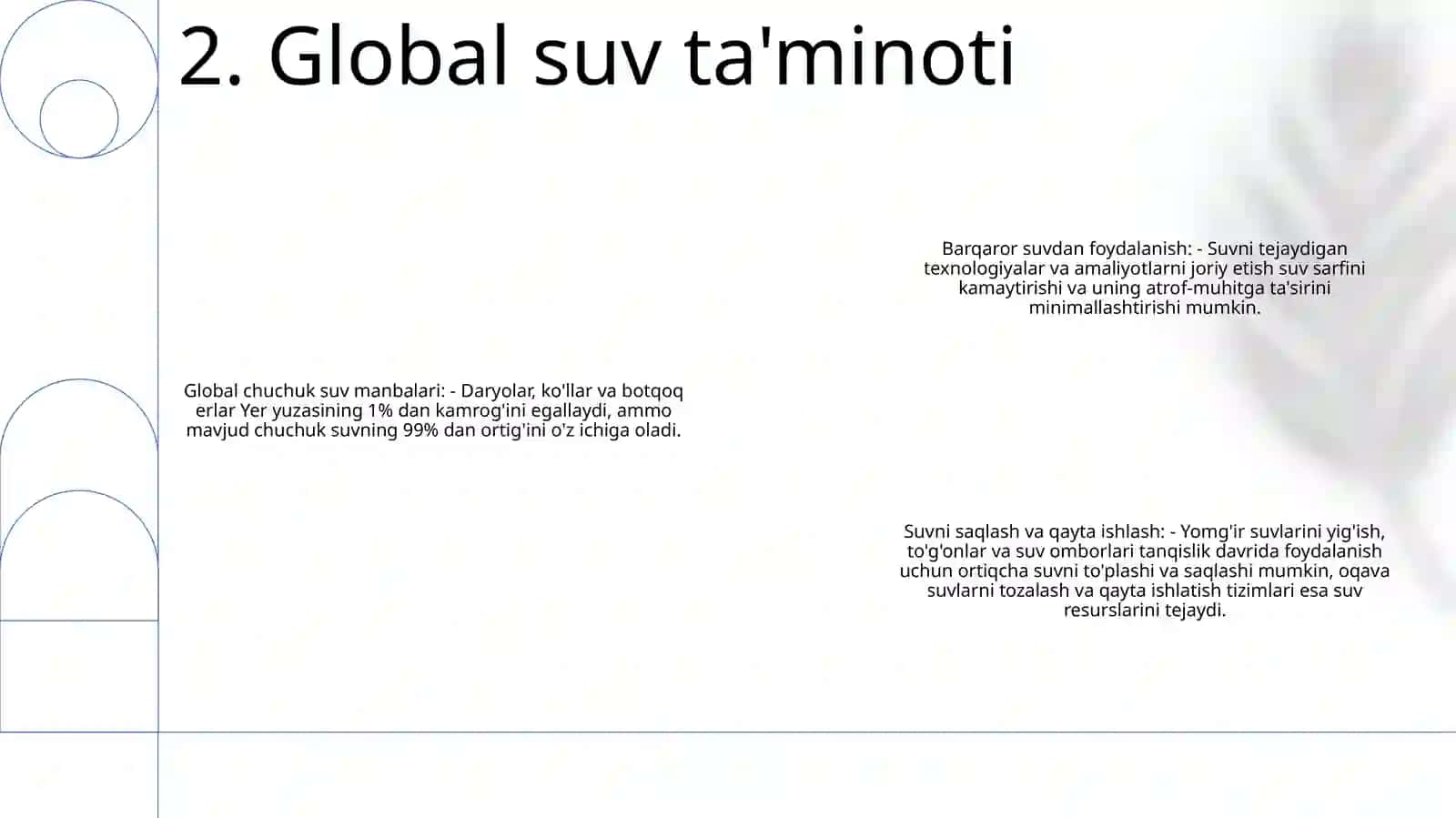 Suv Qayta Tiklanadigan Va Zaxira Qilinadigan Manbalar 3
