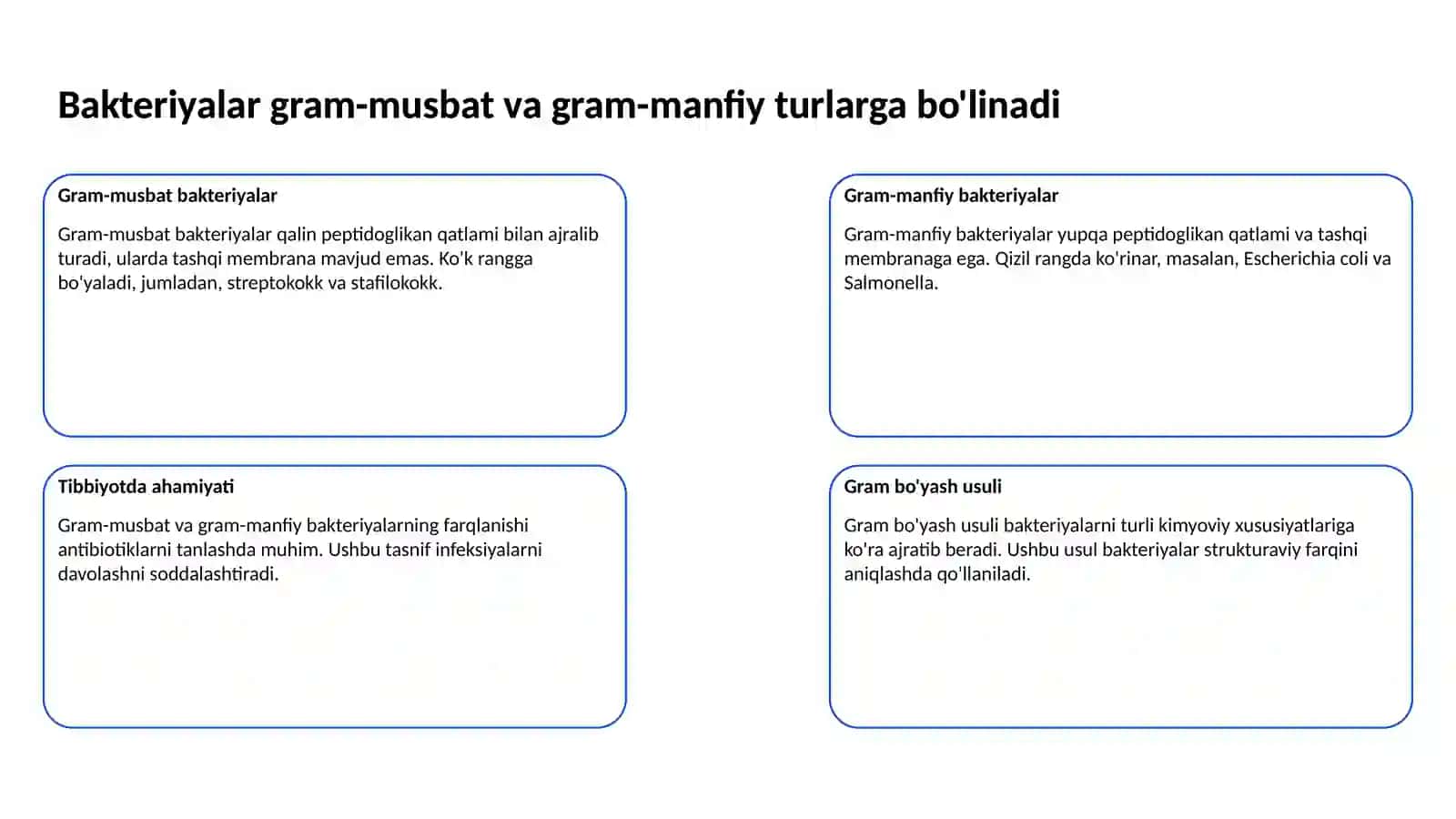 Bakteriyalarning klassifikatsiyasi toksonomiyasi va nomenklaturasi 3