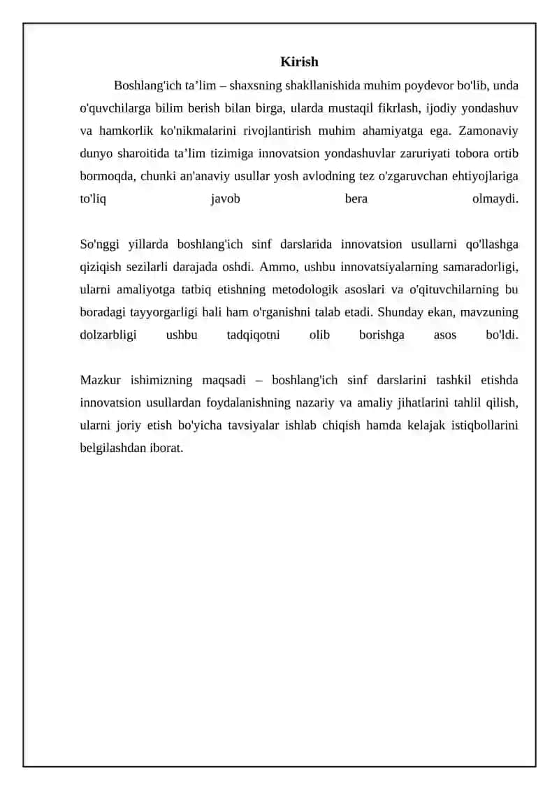 Innovatsion usullar: ta'rif, ahamiyat va turlari 3