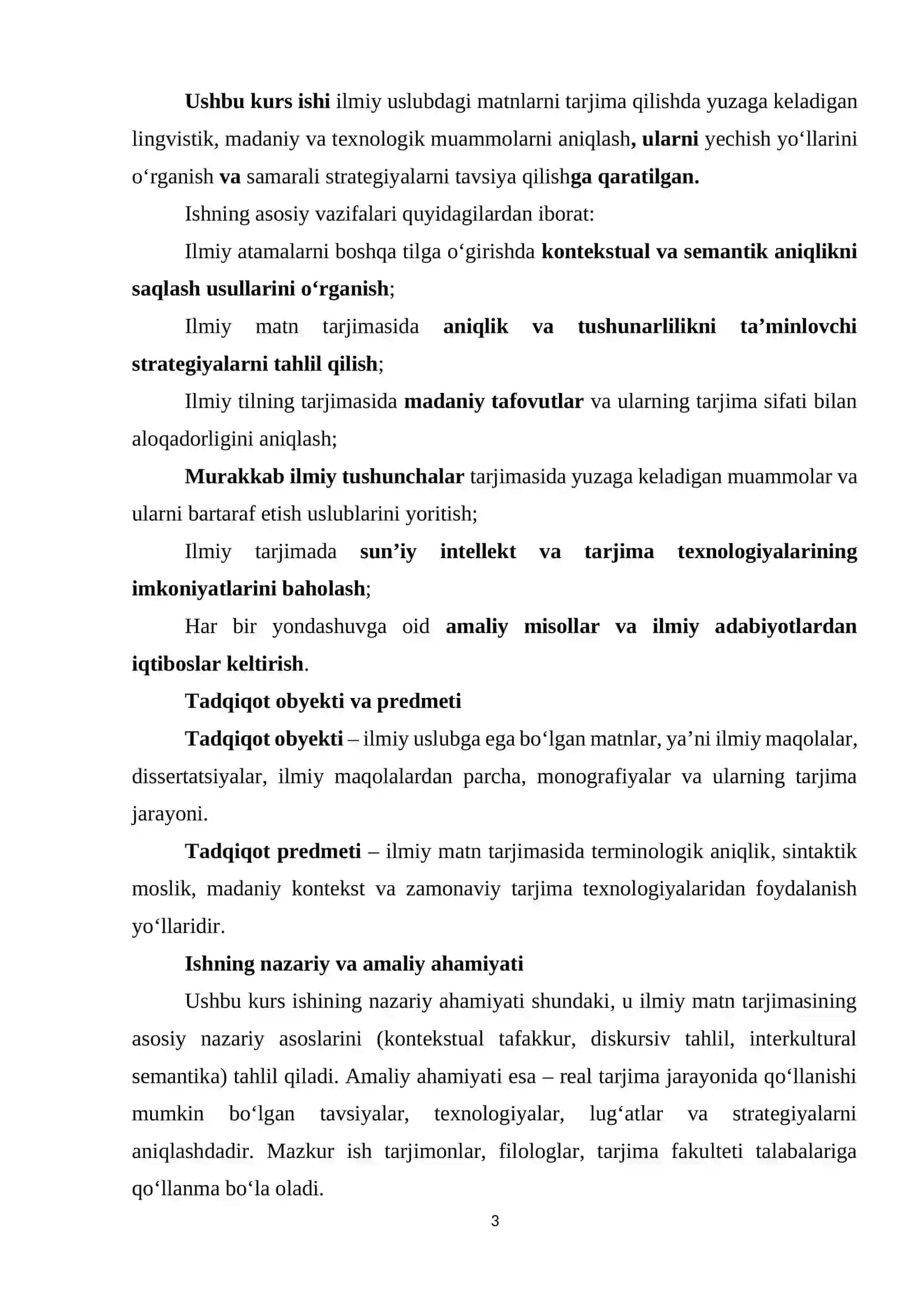 Ilmiy uslubga oid matnlarni tarjima qilish 3