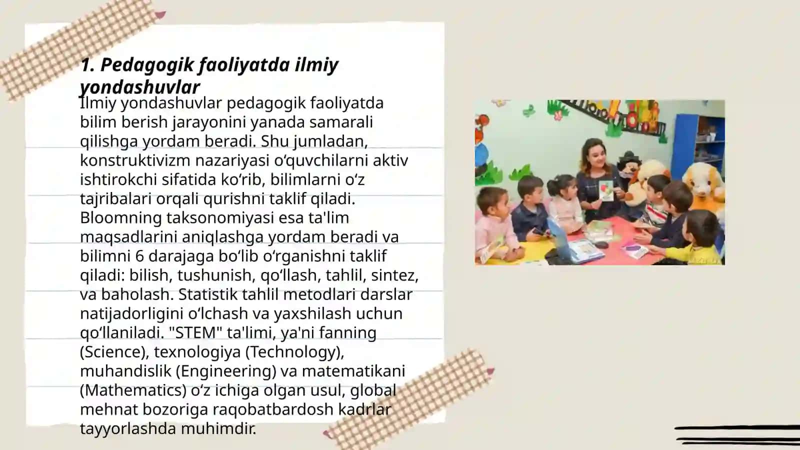 Pedogogik faoliyatni ilmiy tashkil etish 3