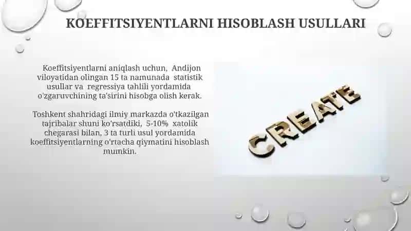 Cho'zilish Koeffisienti 3