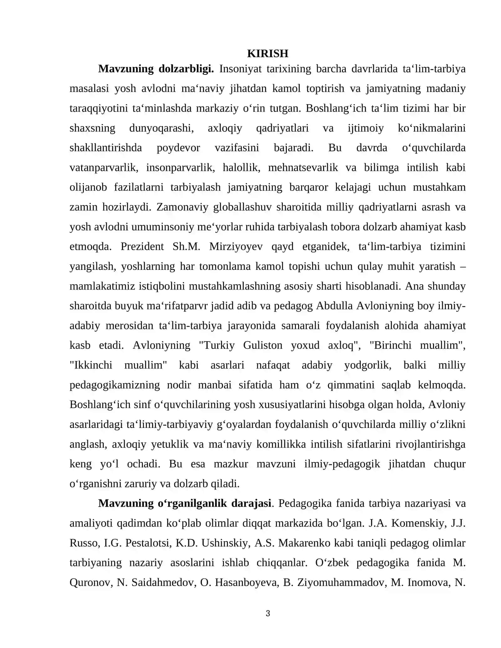 ABDULLA AVLONIY ASARLARIDA TA‘LIM-TARBIYA MASALASINI YORITILISHI 3