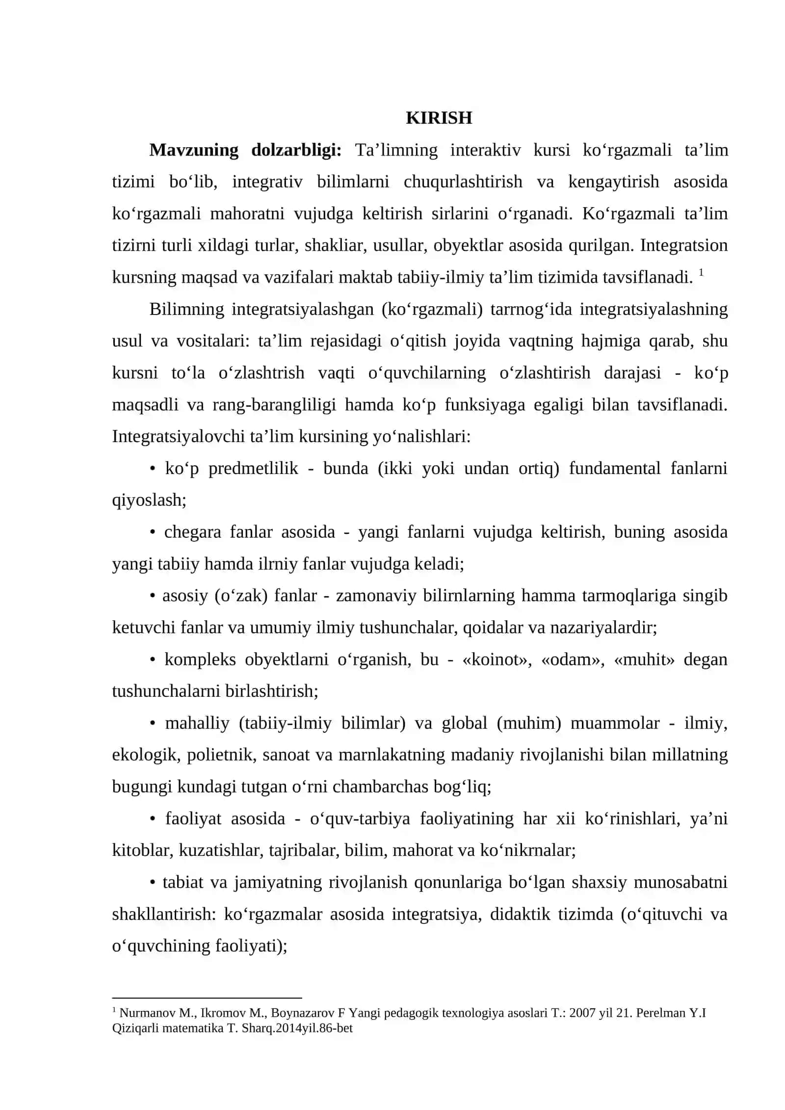 Matematikadan integrativ o’qitish samaradorligini oshirish omili sifatida 3