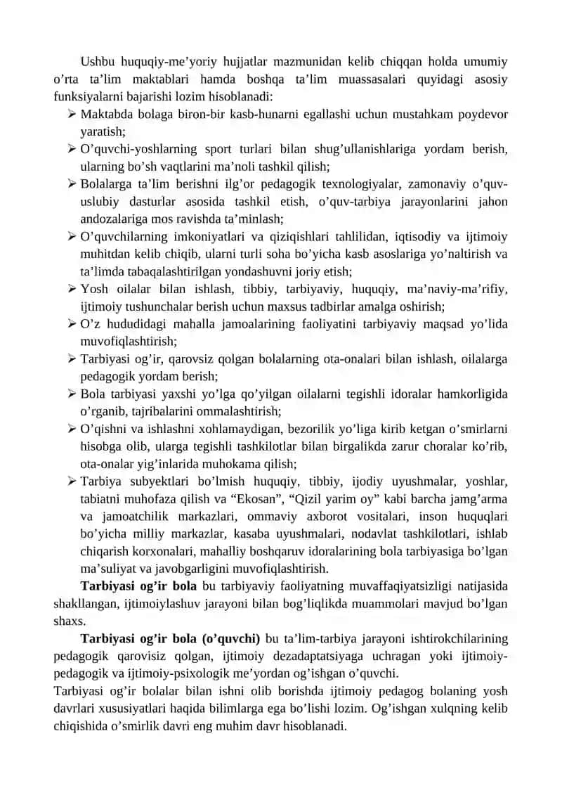 Tarbiyasi og'ir bolalar bilan ishlashning ijtimoiy pedagogik texnologiyalari 3