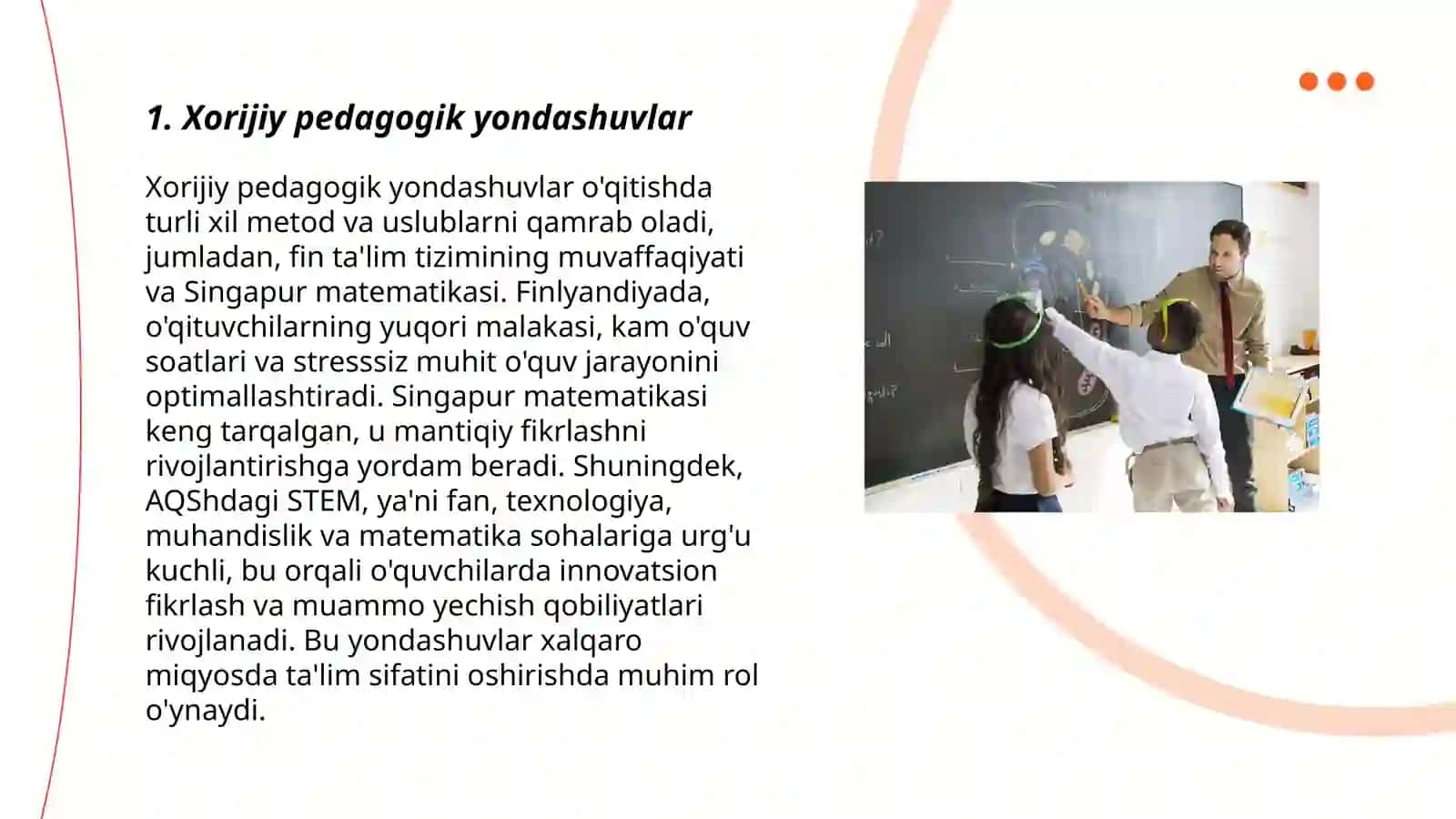 Xorijiy pedagogik yondashuvlar 3