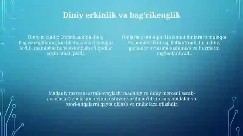 Mustaqilik Yilarida Uzbekistoning Ma'Naviy Va Madaniy Taraqiyoti 3