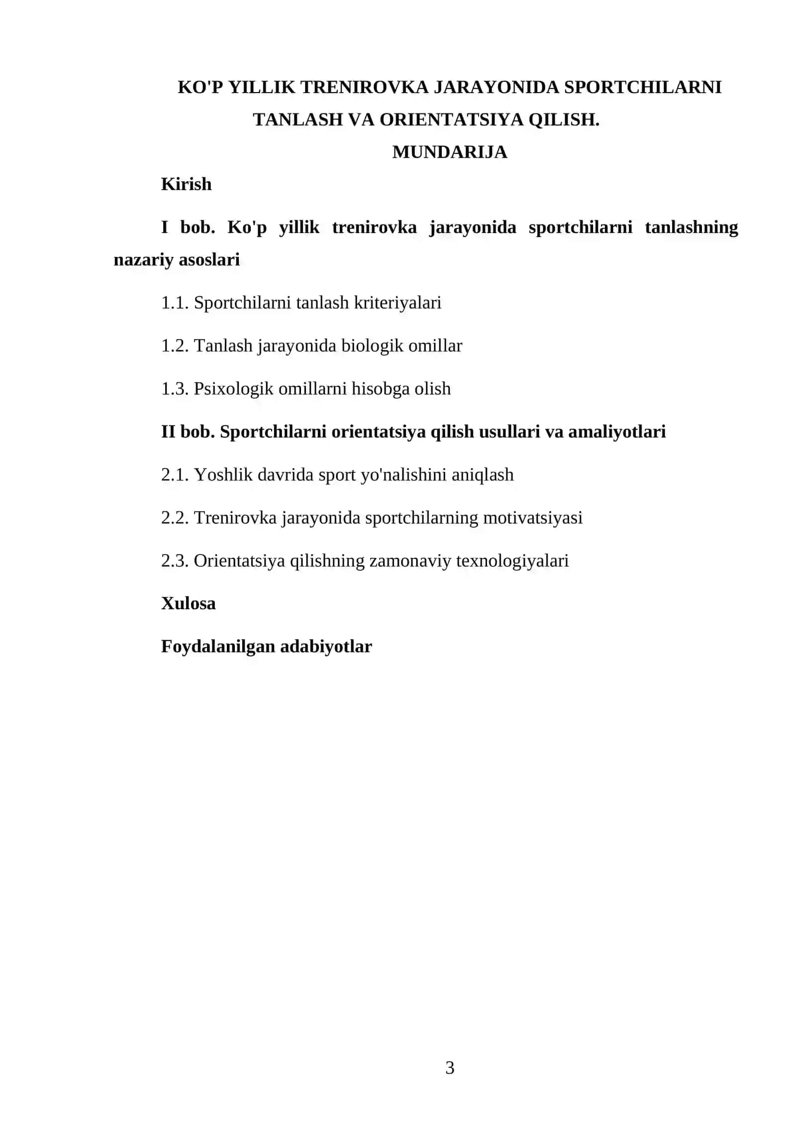 Sport va Xarakatli O'yinlarni O'qitish Metodikasi Fanidan Tayyorlagan Kurs Ishi 3
