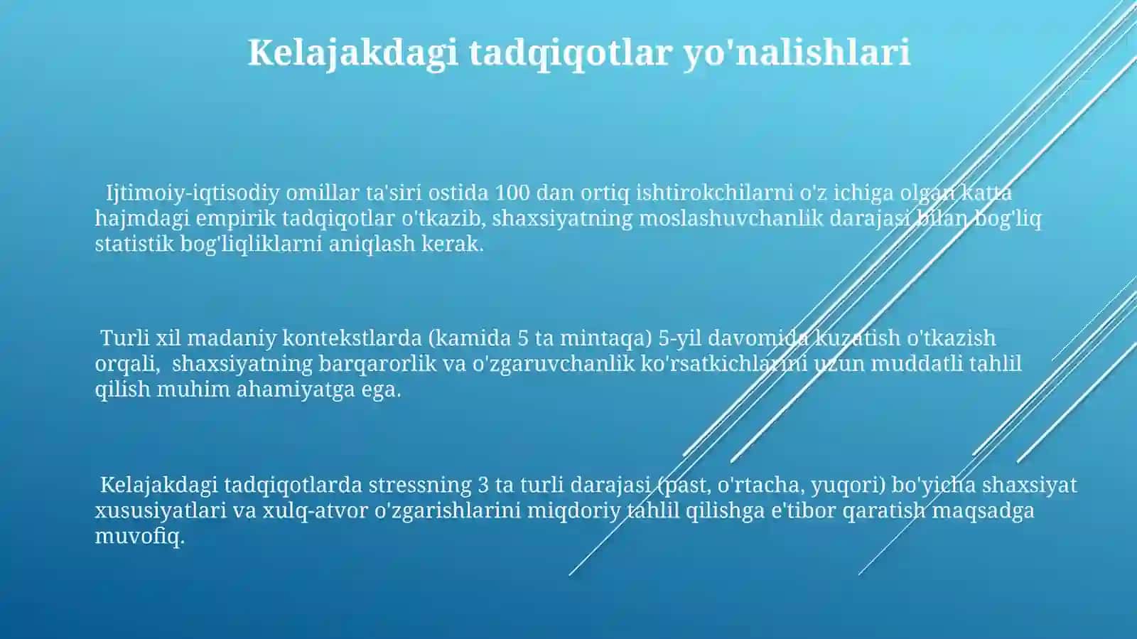 Maxsus sharoitlarda shaxs xulq atvorning psixologik xususiyatlari 3