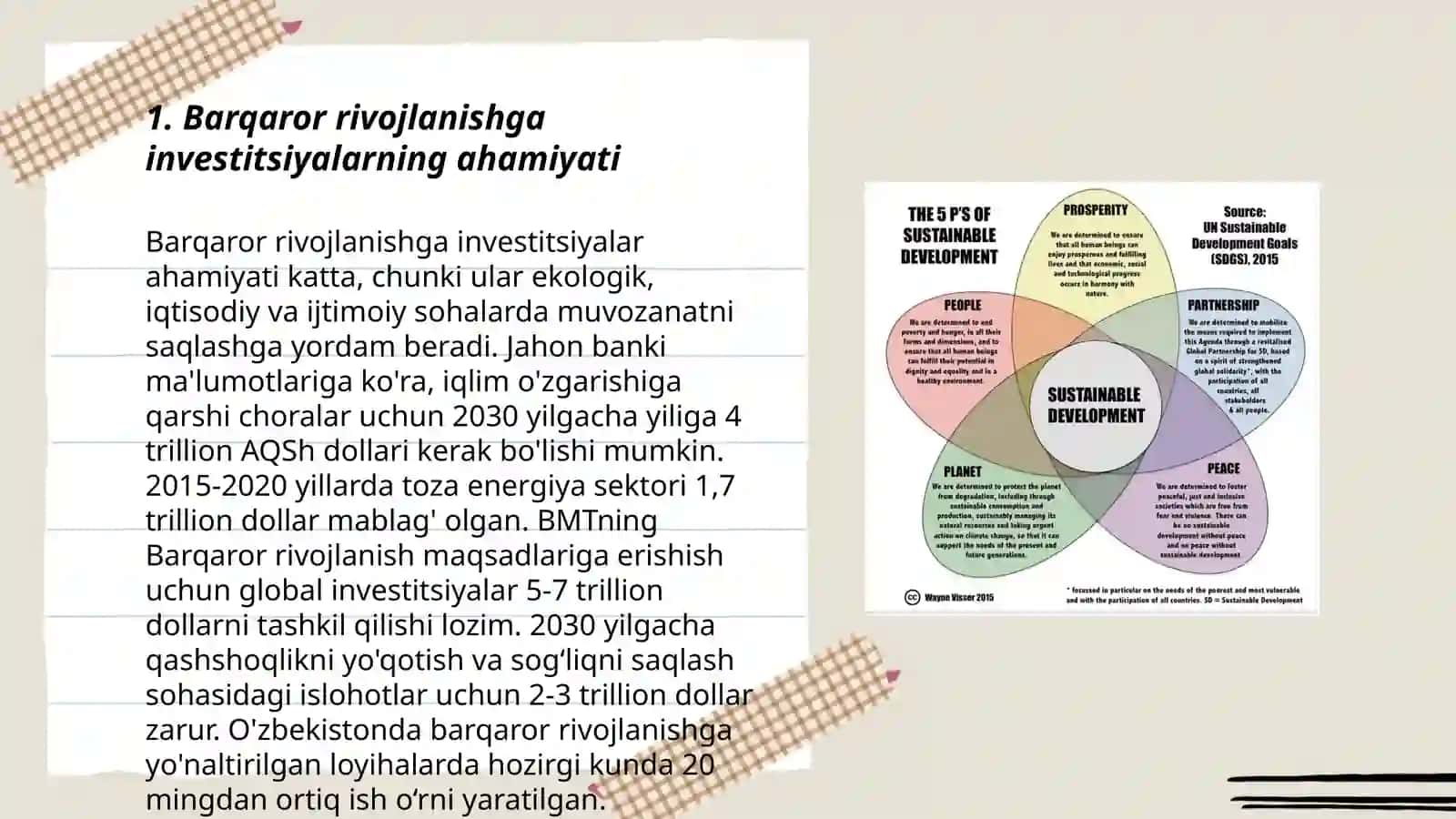 Barqaror rivojlanish maqsadlariga erishishda investitsiyalarning roli va yoʻnalishlari 3