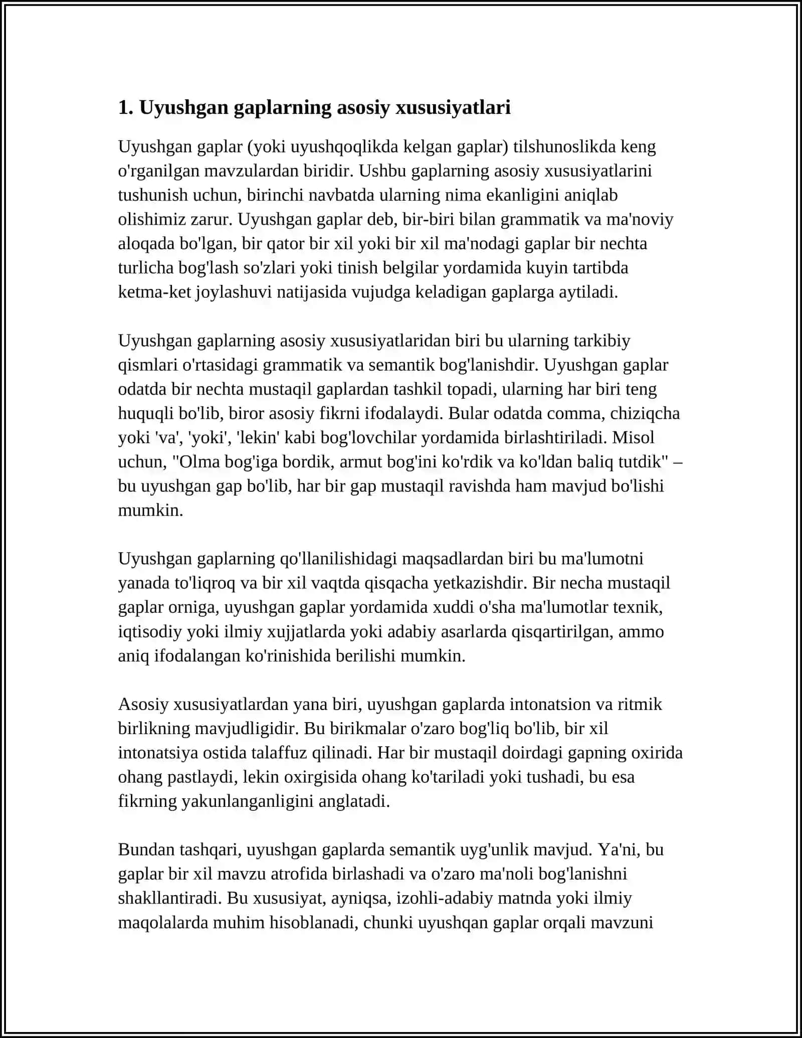 UYUSHGAN GAPLARDA [PM] SHAKLLARI. UYUSHGAN GAPLAR HAQIDA MA’LUMOT 3