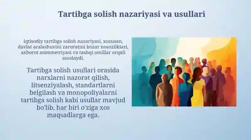 Iqtisodiy faoliyatni davlat tomonidan tartibga solish samaradorligi 3