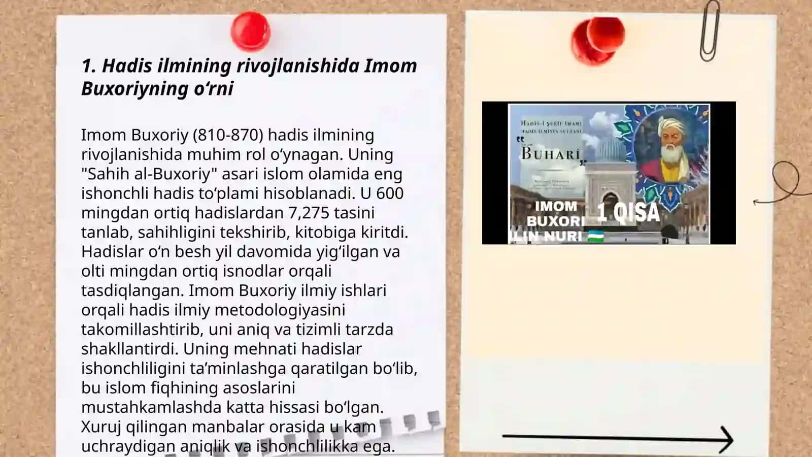 Imom Buxoriy va Imom Termiziy hadis ilmiga qoʻshgan qiyosiy tahlili 3
