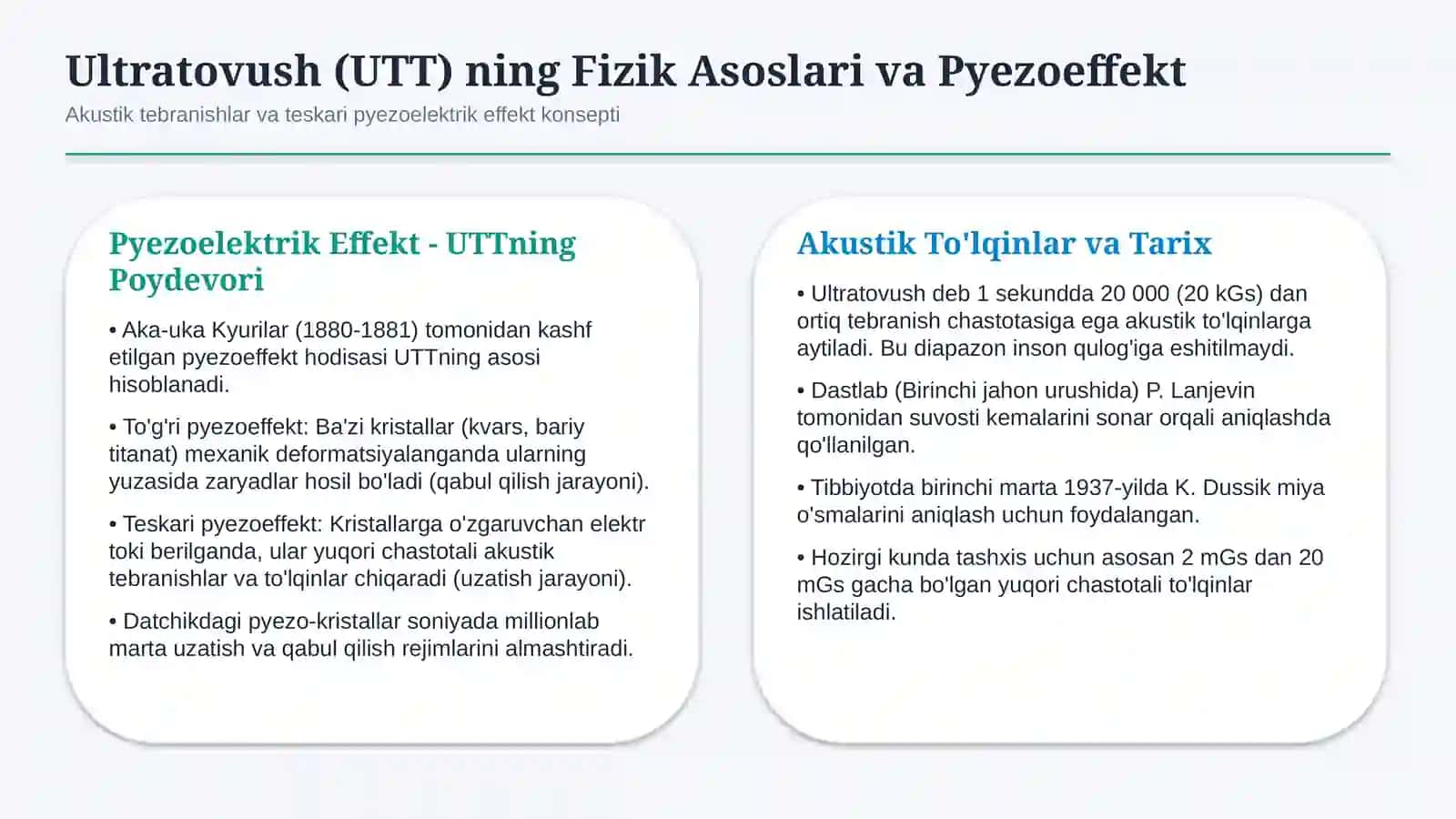 Noionlashtiruvchi nurlanishli nur tekshiruv usullari — UTT va MRT 3