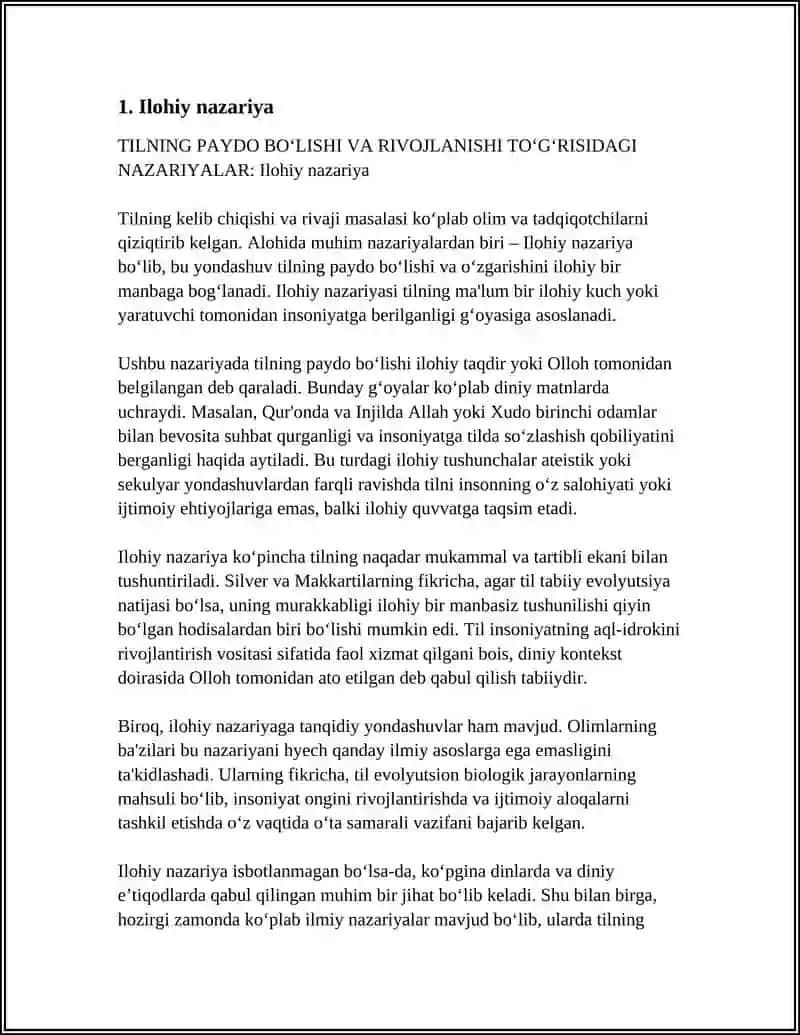 TILNING PAYDO BOʻLISHI VA RIVOJLANISHI TOʻGʻRISIDAGI NAZARIYALAR 3