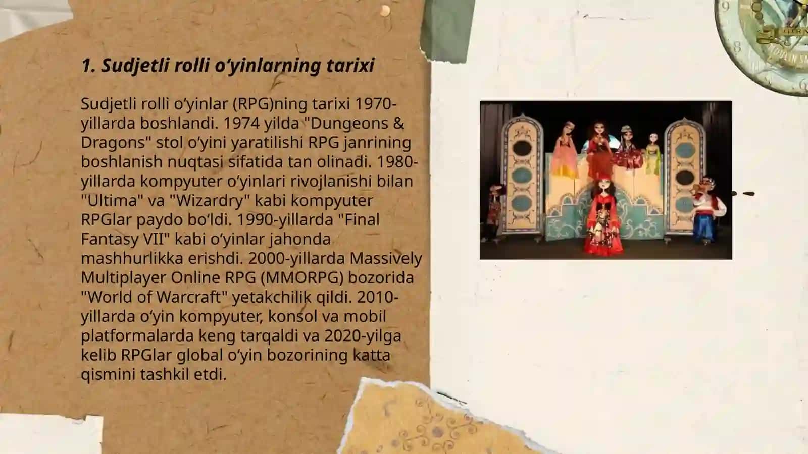 Sudjetli rolli o‘yinlarning tarixi 3
