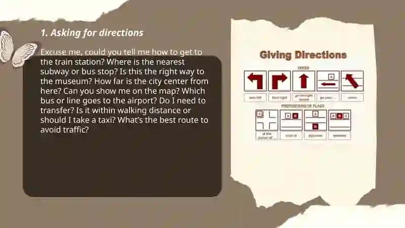 Directions and locations 3