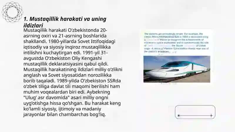 Mustaqilikning tarixiy asoslari 3