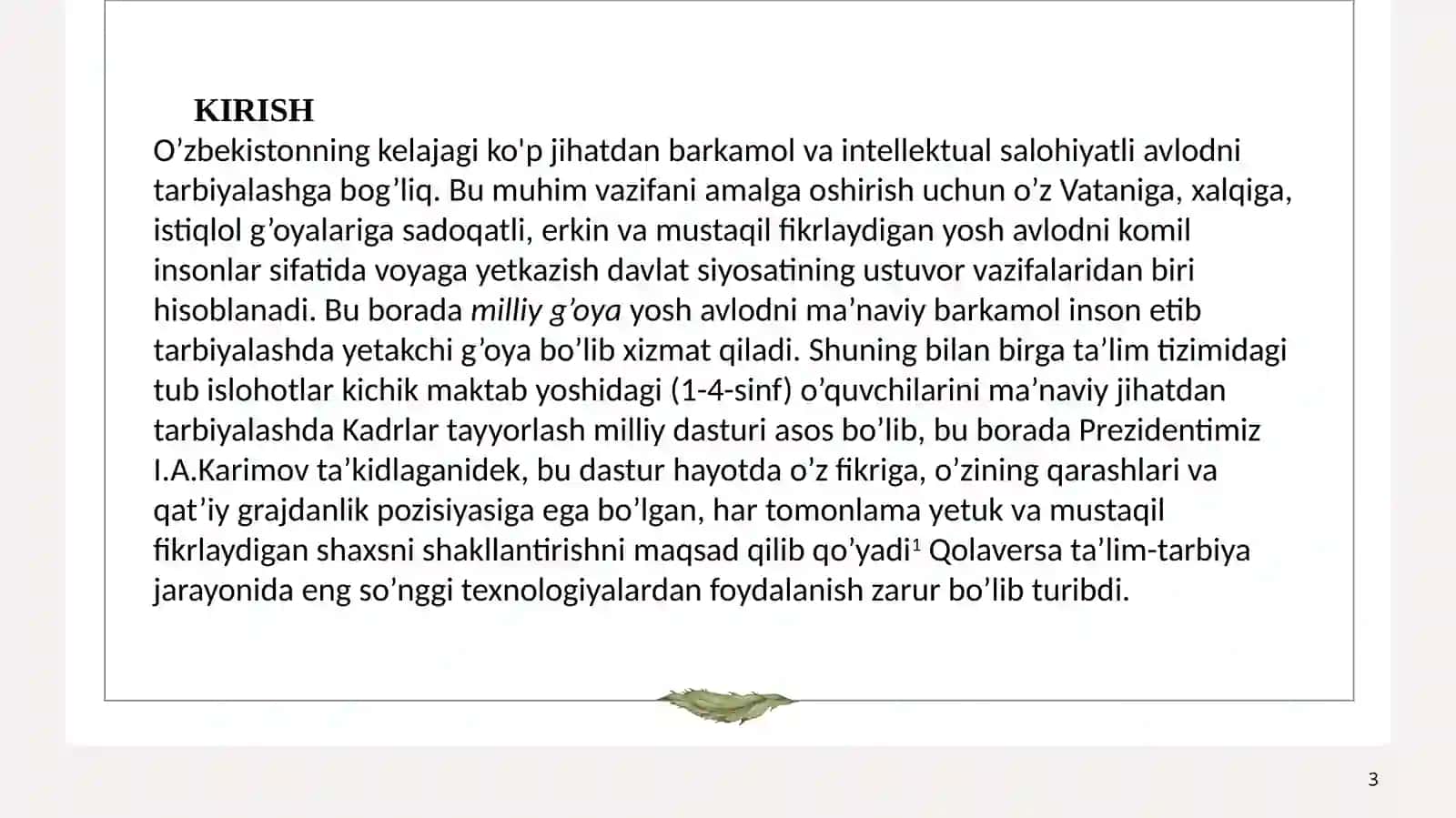 UMUMTA’LIM MAKTABLARIDA ONA TILINI O’QITISHDA O’QUVCHILARDA LINGVISTIK VA NUTQIY KOMPETENSIYALARNI RIVOJLANTIRISH YO’LLARI 3