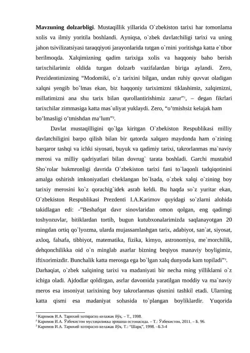 TURKISTON XALQLARI TARIXI TARIXSHUNOSLIGI 3