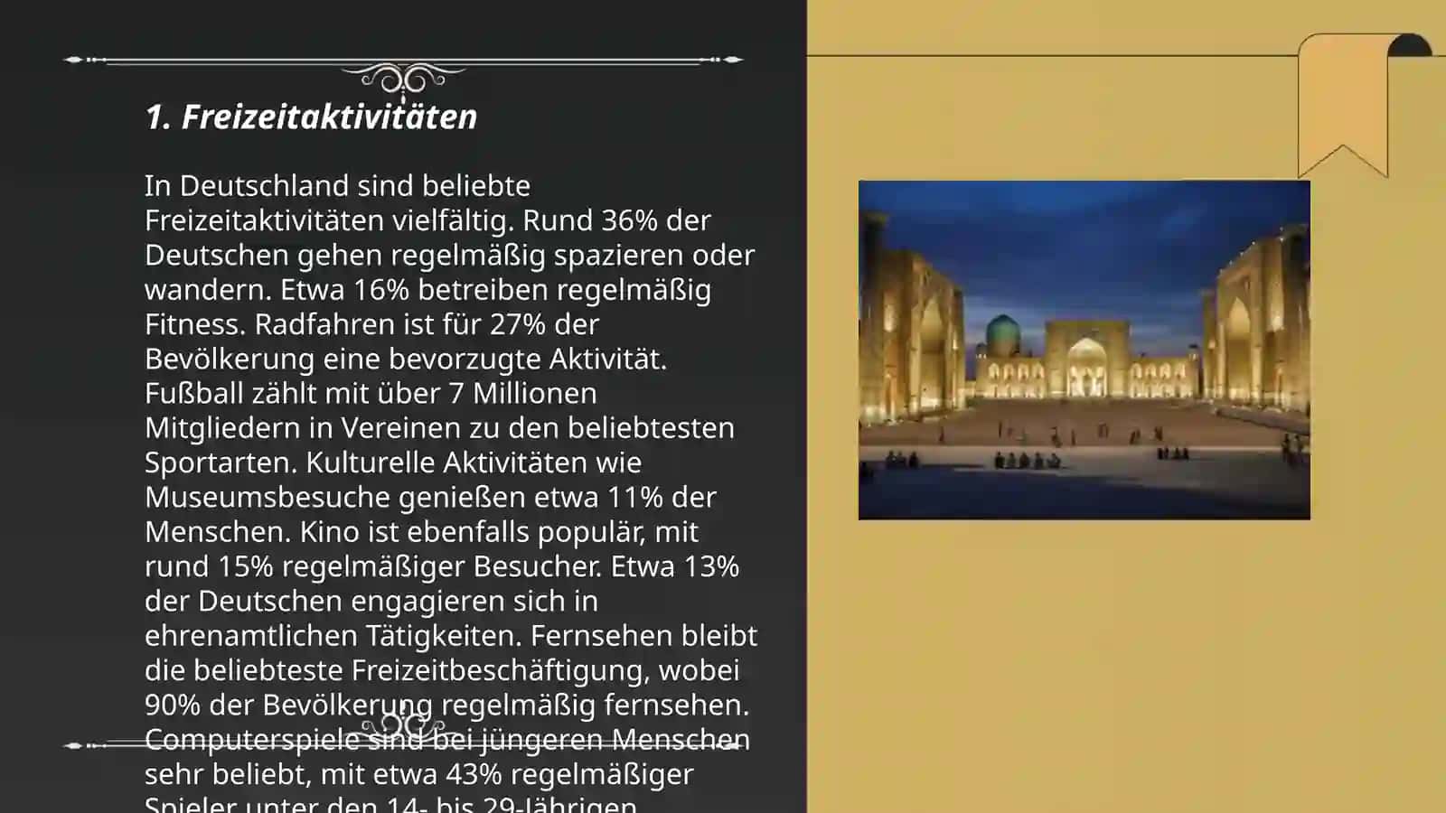 Freizeitaktivitäten in Deutschland 3