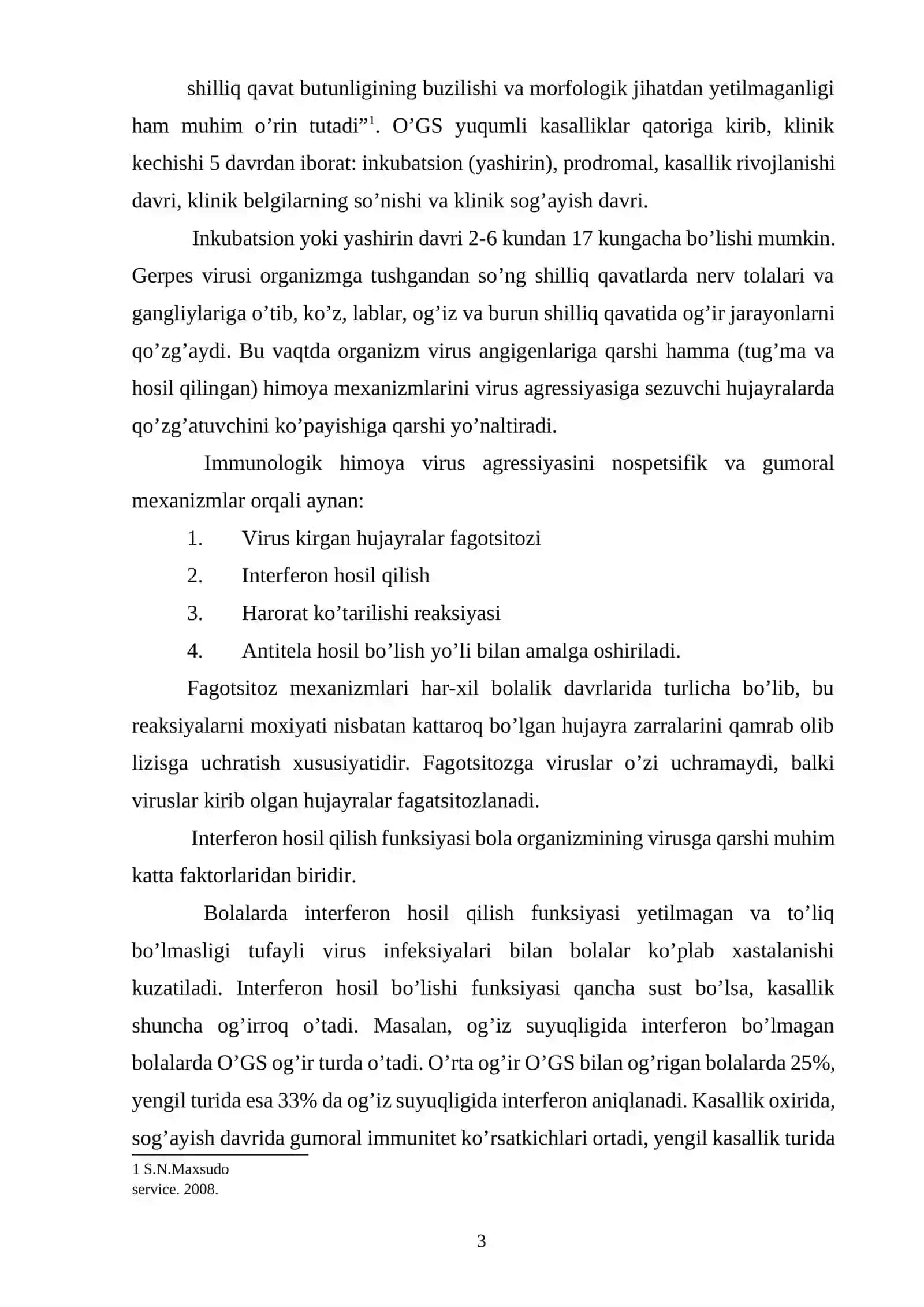 Bolalarda uchraydigan o’tkir gerpetik stomatit (O’GS) 3