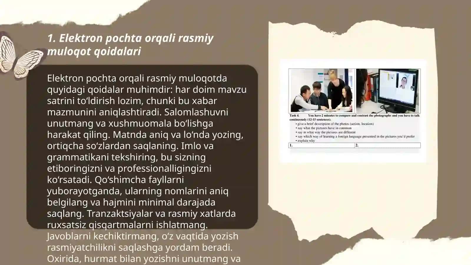 Elektron pochta va ijtimoiy tarmoqlarda yozish va muloqot etikasi 3