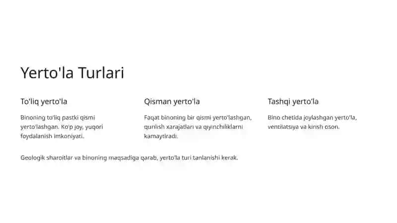 Turar joy binolarni loyihalashda yertulalar va texnik kanallar yechimlari 3