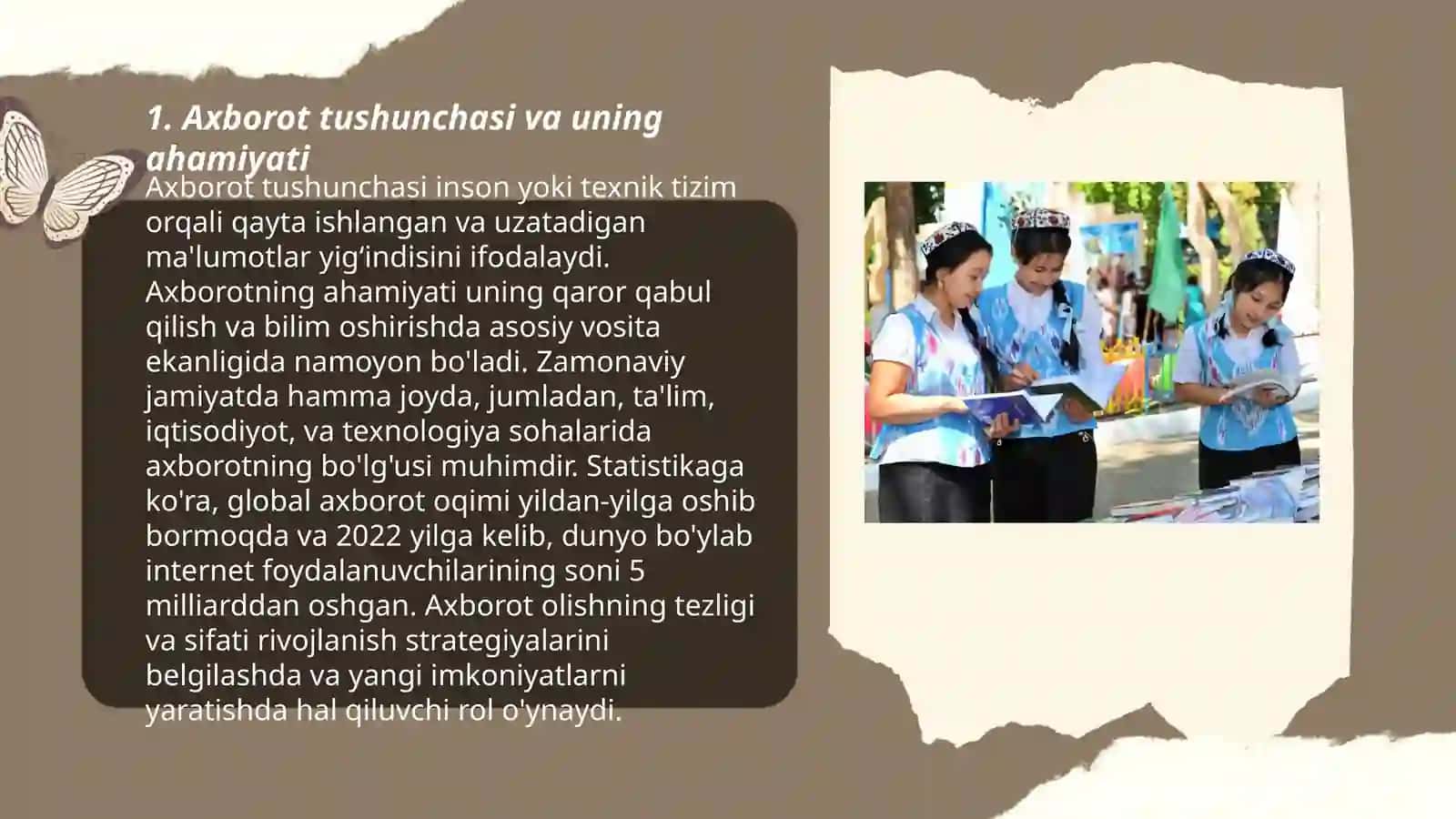 Maktab o'quvchisining axborot madaniyati asoslari 3