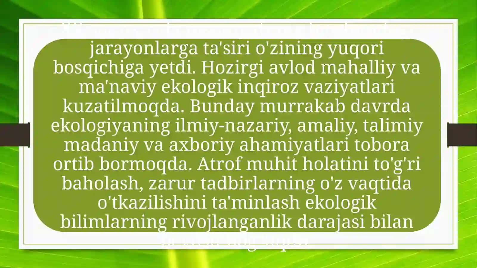 Maktabgachayoshdagi bolalarga ekologik tarbiya berish 3