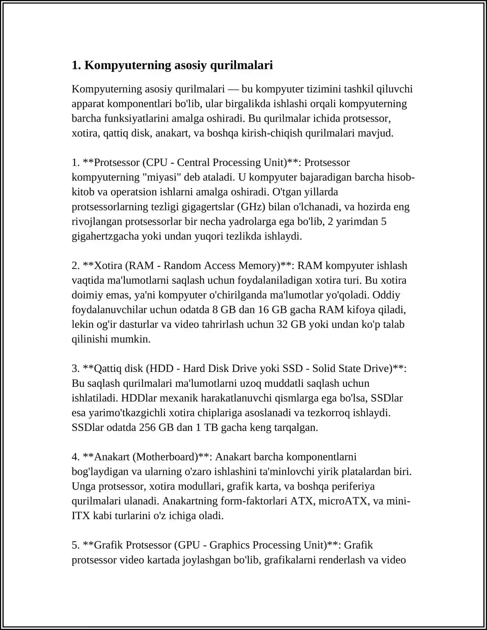 KOMPYUTERNING ASOSIY QURILMALARI VAZIFALARI VA UNDA ISHLASH PRINSIPLARI 3