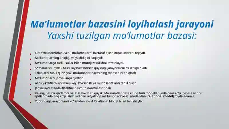 Ma’lumotlar bazasi 3