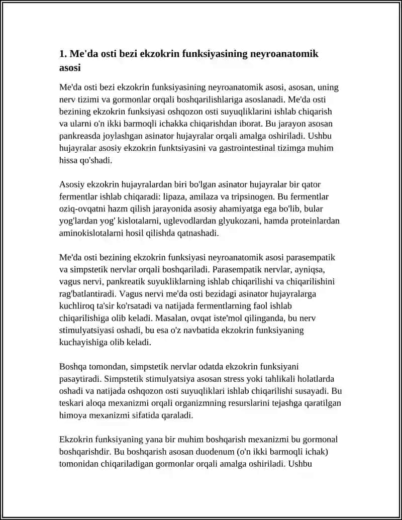 ME'DA OSTI BEZI EKZOKRIN FUNKSIYASINI NEYROGUMORAL BOSHQARILISHI 3
