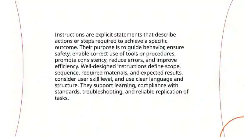 Instructions 3