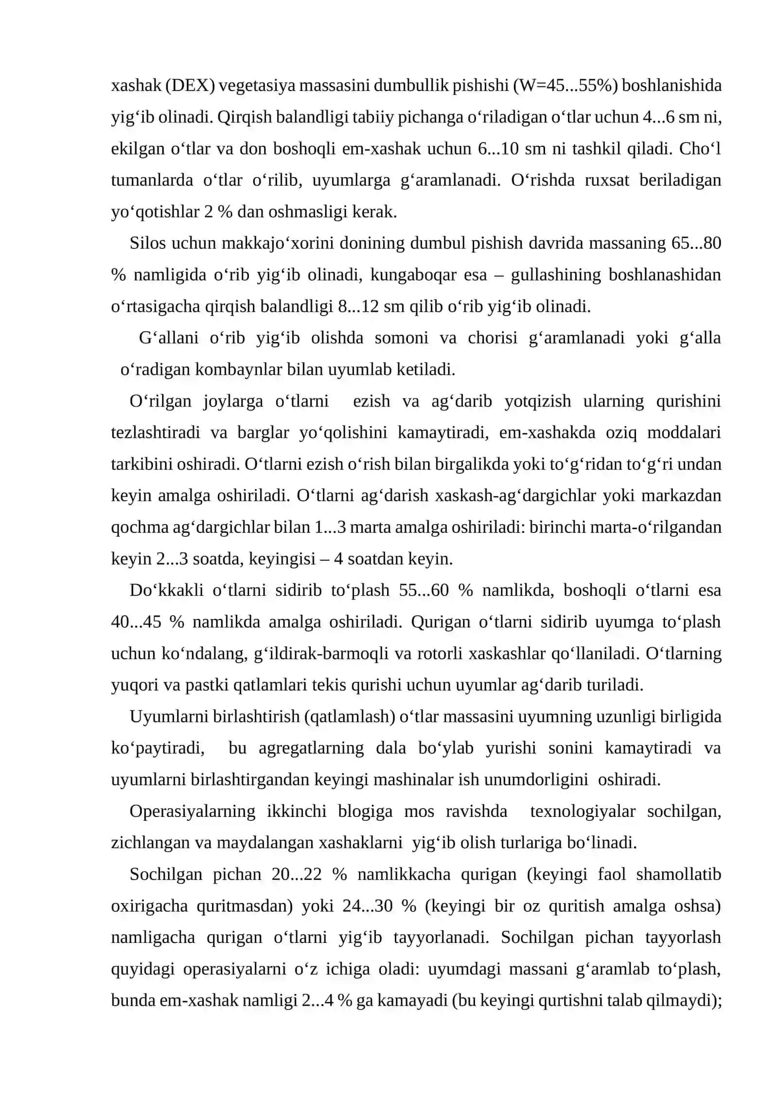 Em-xashak tayyorlash uchun texnikalar konstruksiyasi va texnologiyalarni takomillashtirish 3