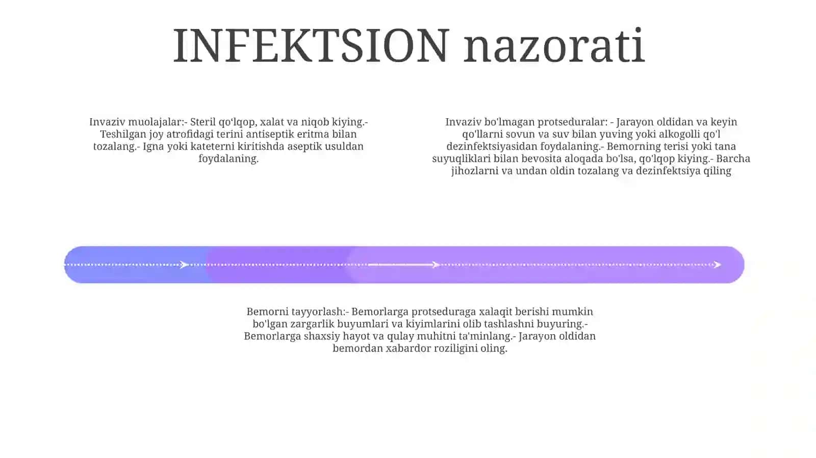Invaziv Va Noinvaziv Tekshiruvga Bemorni TayyorlashdaXavfsizlikTamoillari 3
