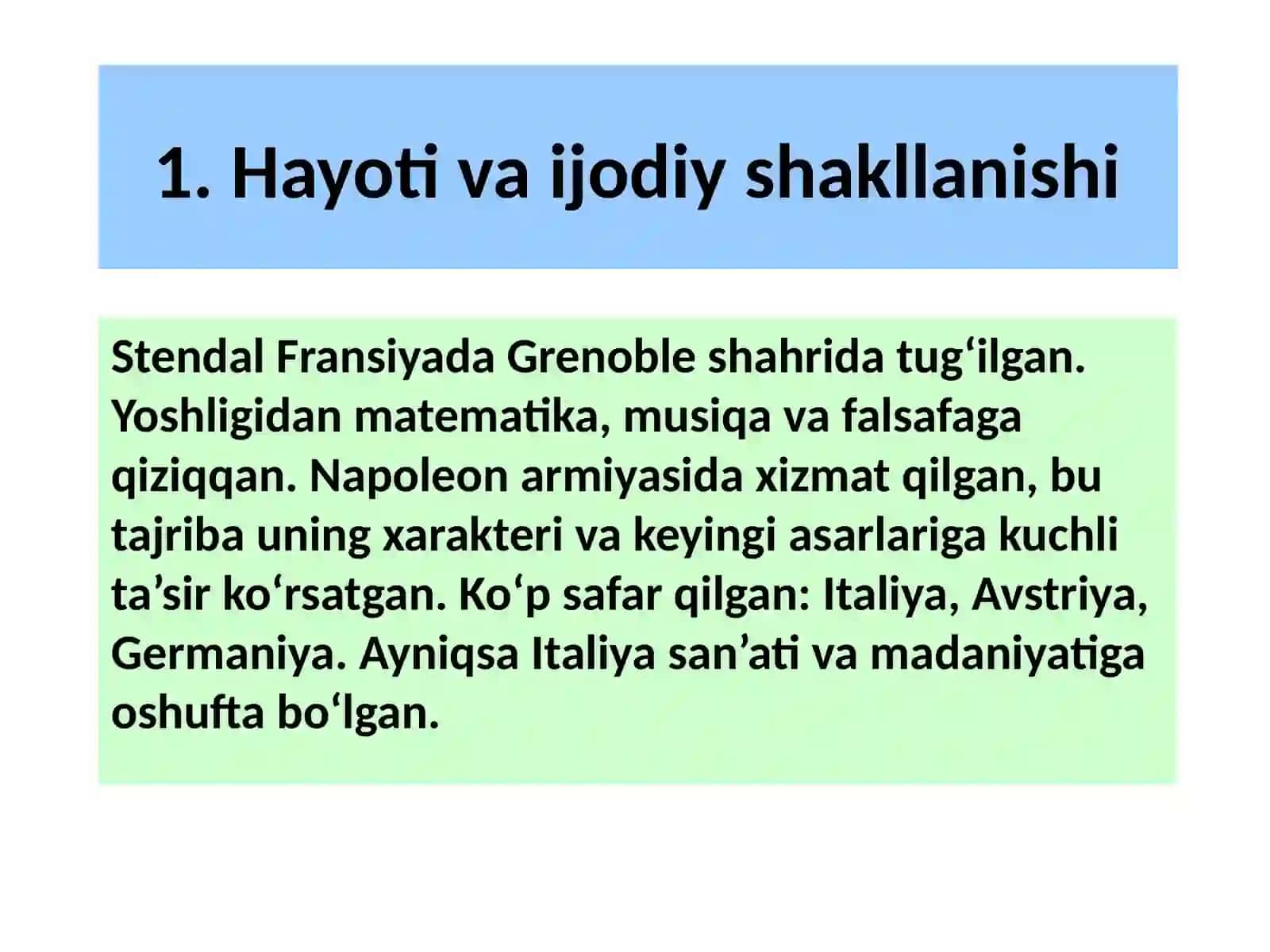 Stendal — 'Qora va Qizil' 3