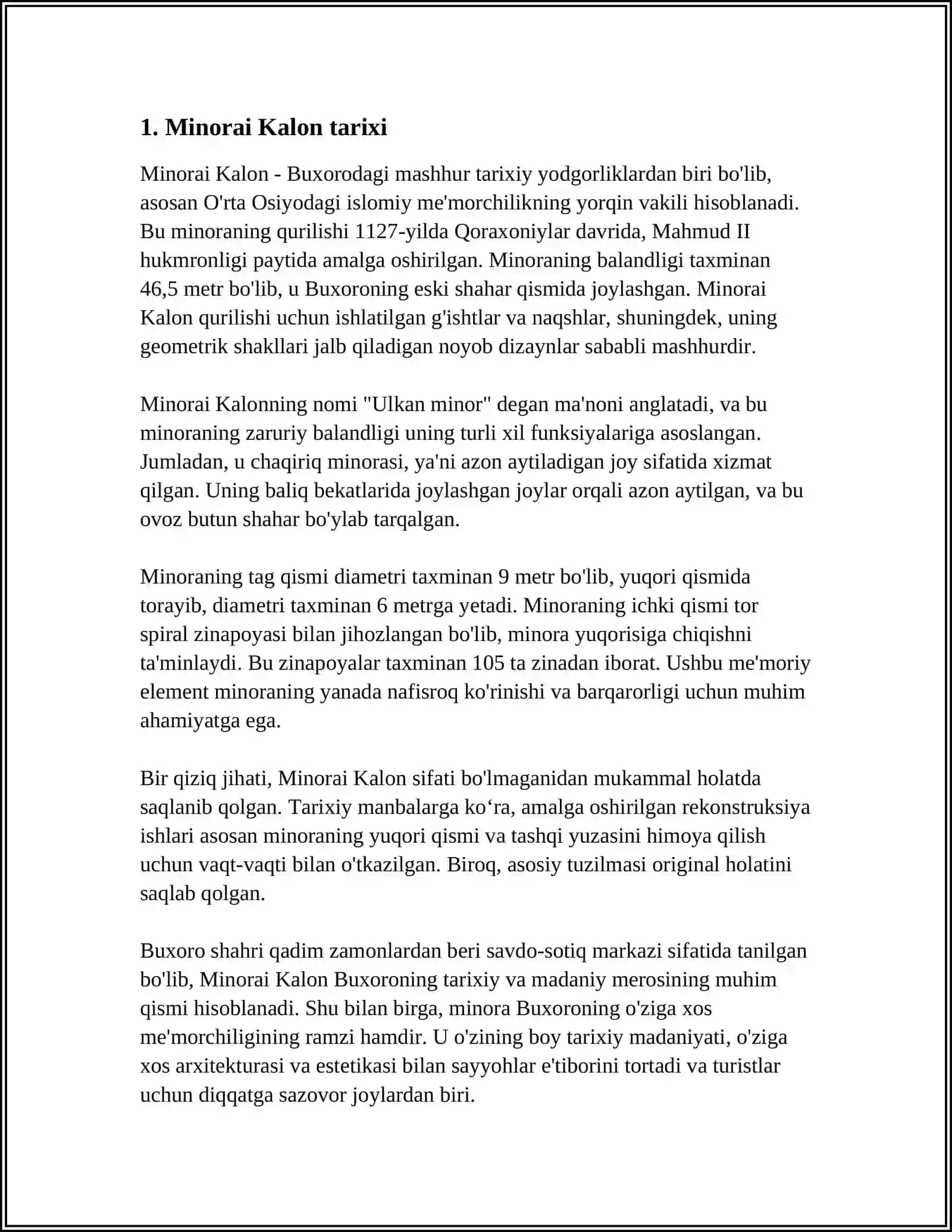 MINORAI KALON 3