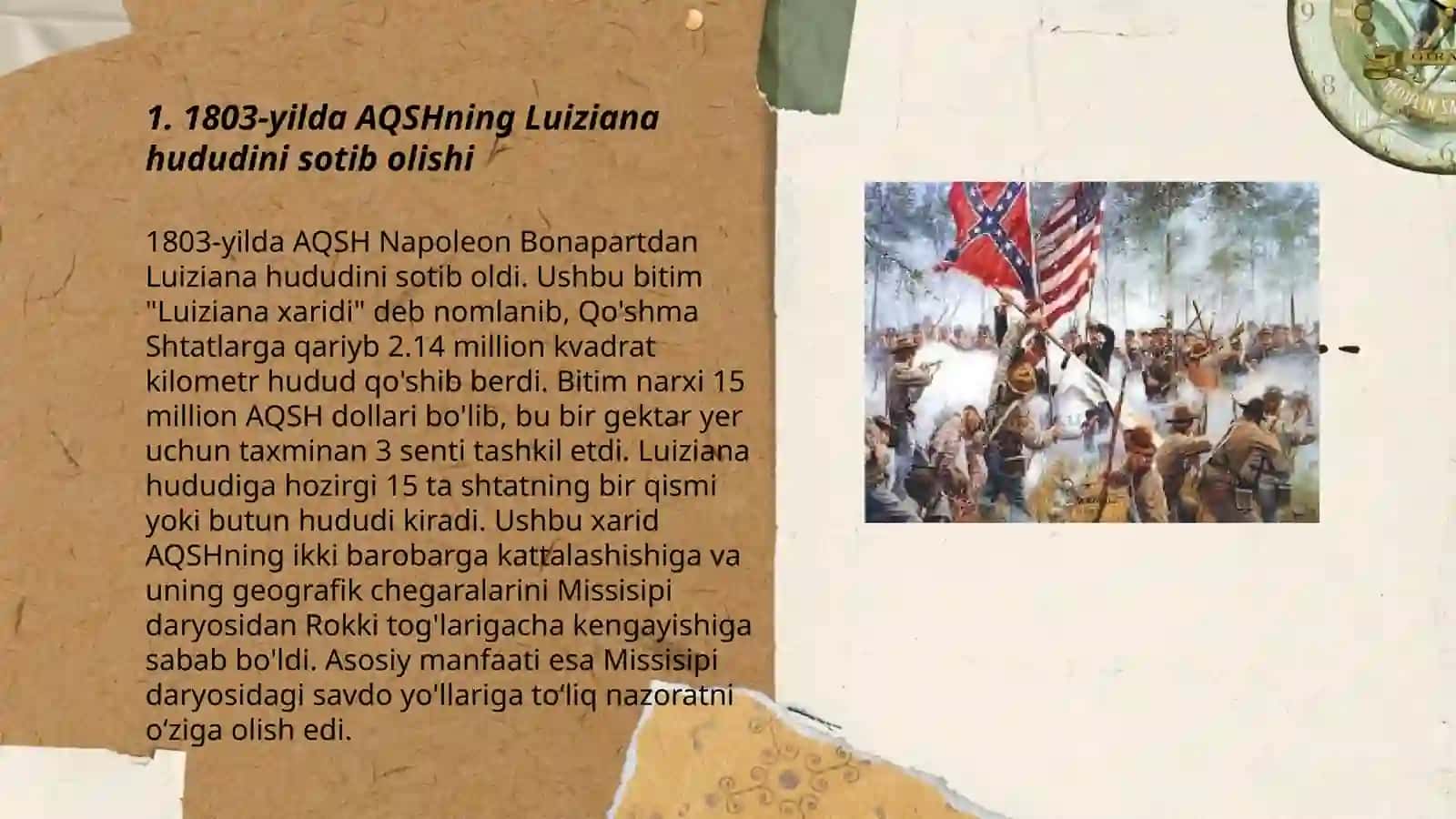 1800–1870-yillarda AQSH: fuqarolar urushi va keyingi taraqqiyot 3