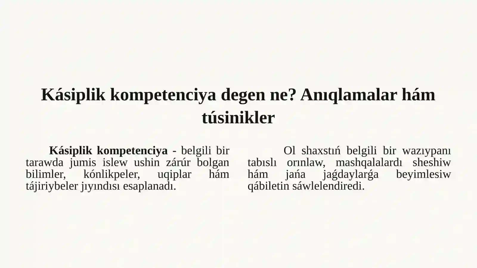 Kásiplik kompetentligi 3