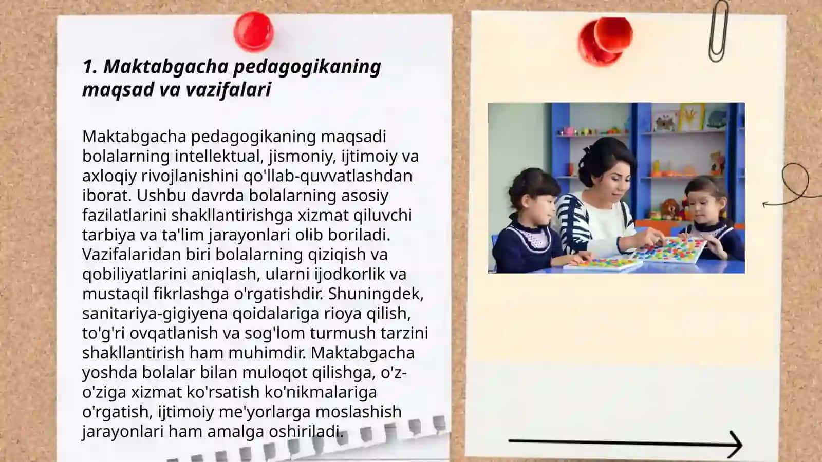 Maktabgacha pedagogikaning predmeti va uning vazifalari 3
