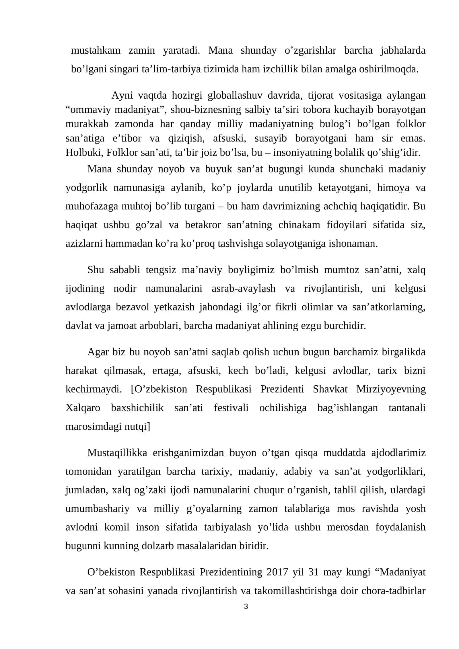 O’ZBEK XALQINING SHAKLLANISHI DAVRIDA MUSIQIY MADANIYATI 3